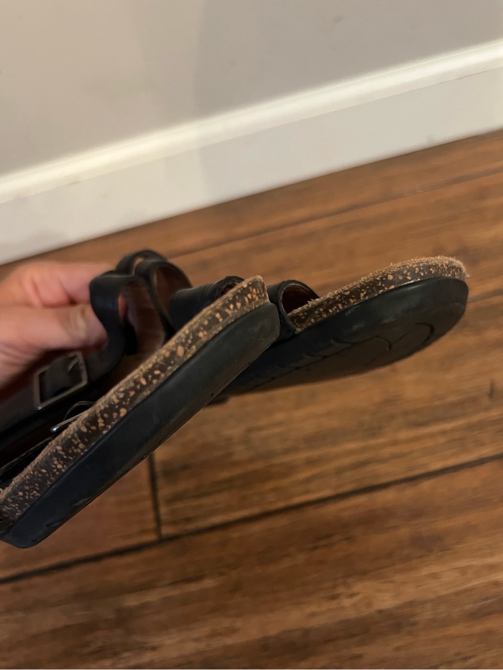 Dansko Rosie Black Leather Strappy Comfort Sandal 9 - Picture 9 of 10